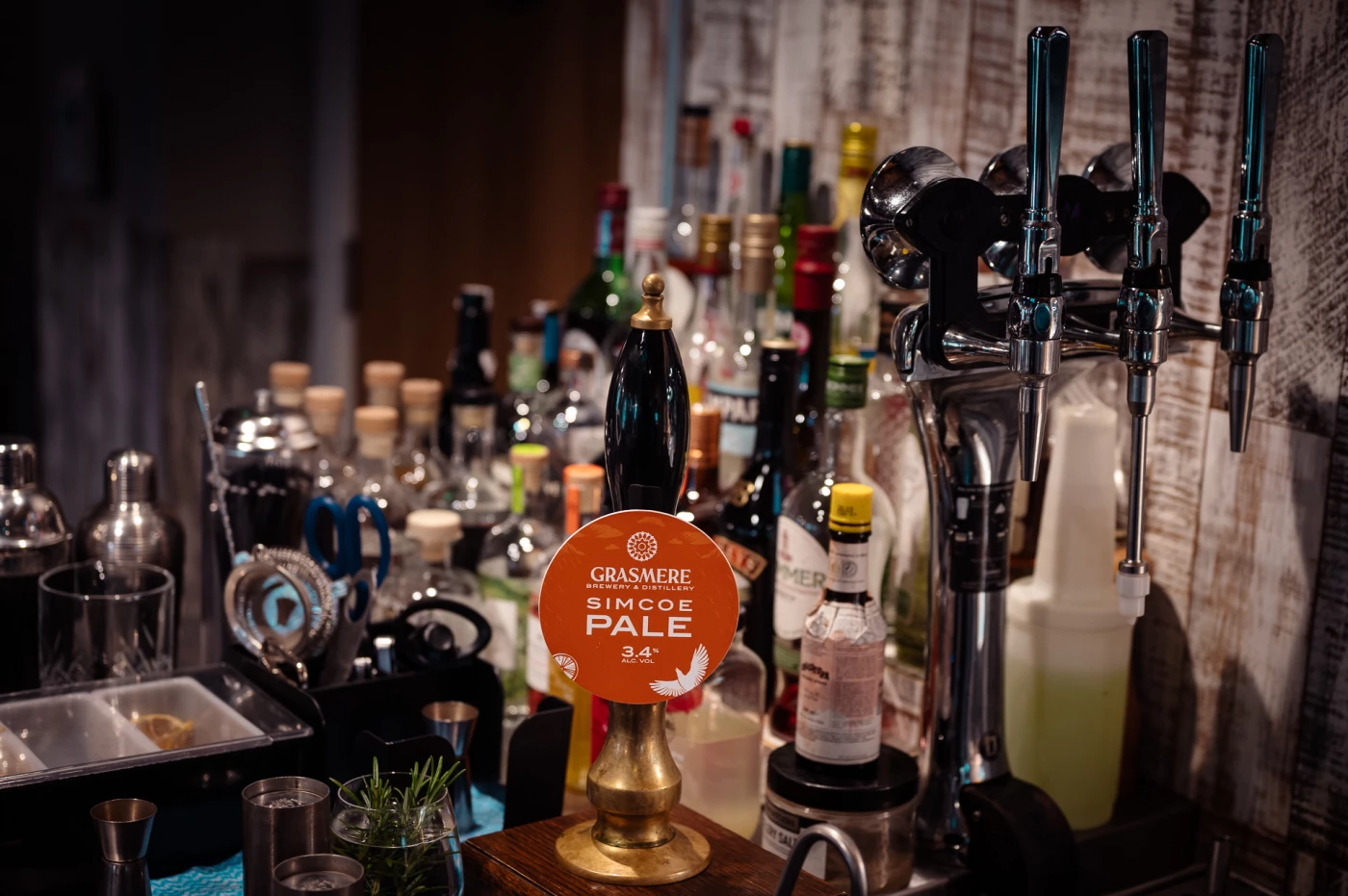 The bar at The Yan